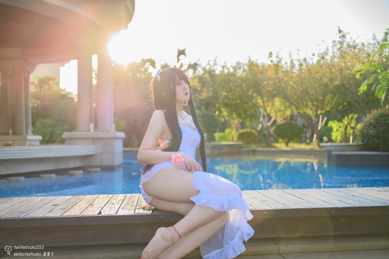 Natsuko夏夏子 - 碧蓝航线 比叡 泳装-erohere51.webp